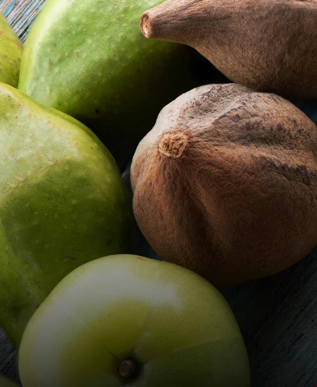 Triphala Ingredients | hover_text: title: 'triphala', text: 'a potent source of vitamin C that visibly balances hyperpigmentation while shielding from environmental damage.', style: 'secondary', color: #ffffff, y-alignment: 'bottom'