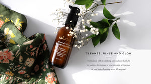 Cleanse, Rinse and Glow  Formulated with nourishing antioxidants that help to improve the texture and appearance of your skin, cleansing never felt so good.
